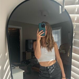 White Crop Top